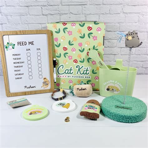 Cat Kit by Pusheen boxes will ship anywhere in the Contiguous United States for a flat rate of 10. . Pusheen cat kit